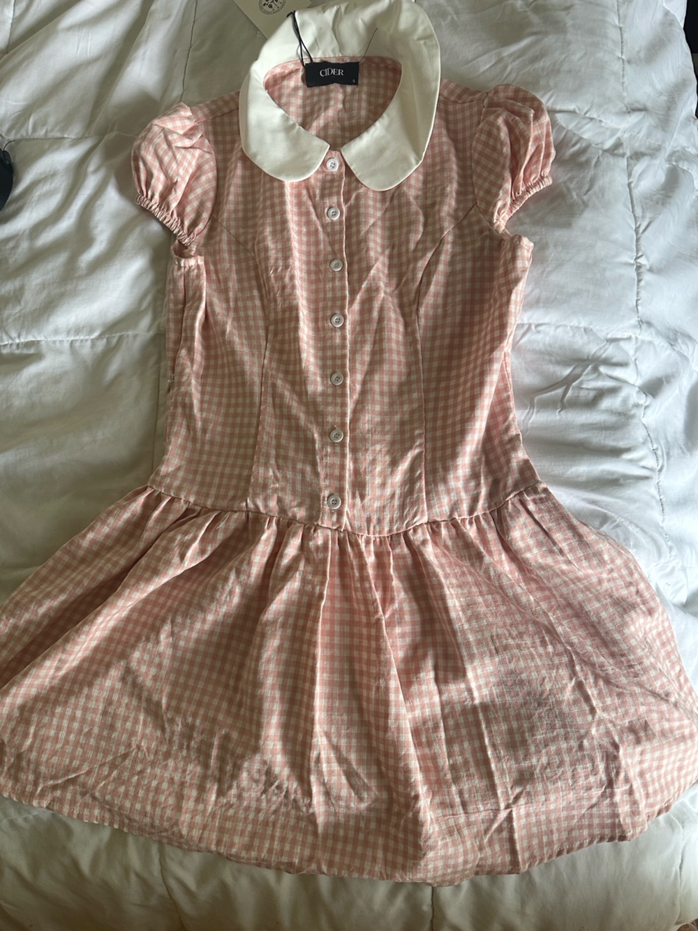 cider pink gingham dress!! (NWT) 🎀 - Picture 4 of 10